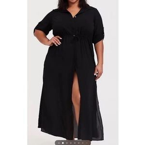 Torrid Maxi dress swim cover up